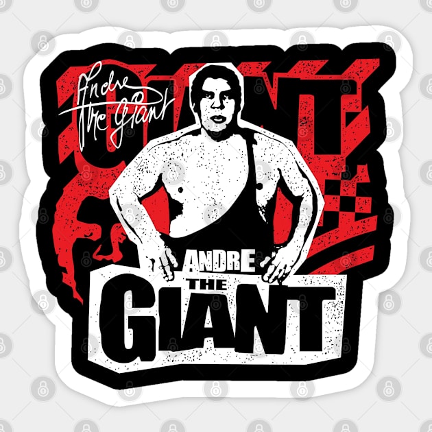 Andre the giant Sticker by THEVARIO